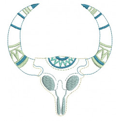 Stickdatei - Stierkopf